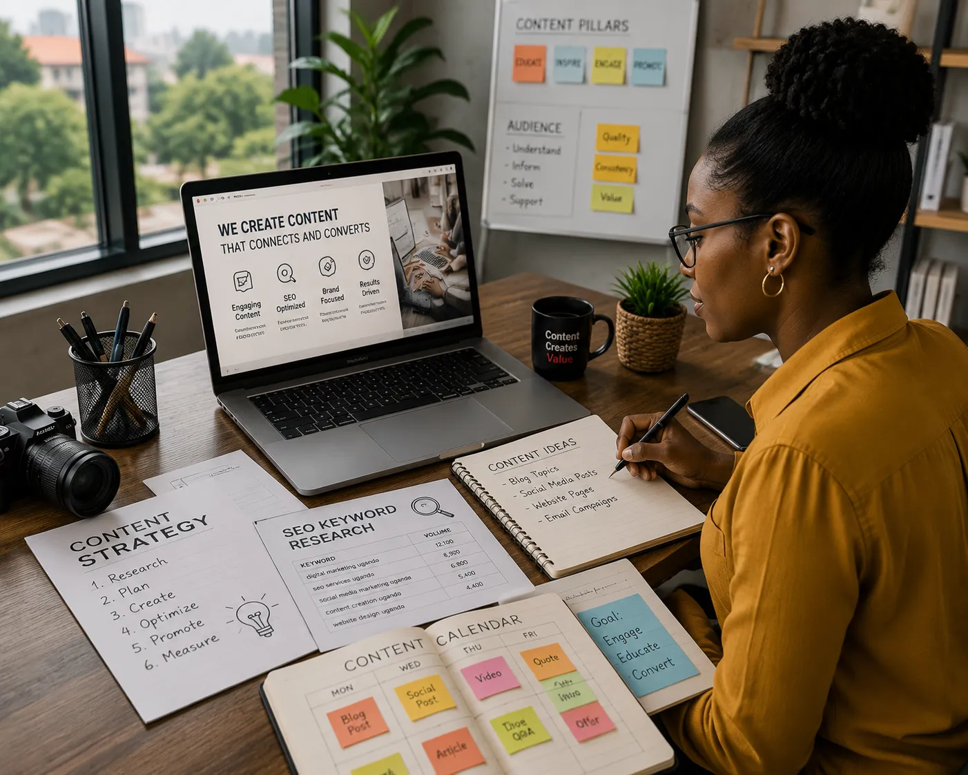 Content Creation Services Uganda helping businesses build engaging digital content