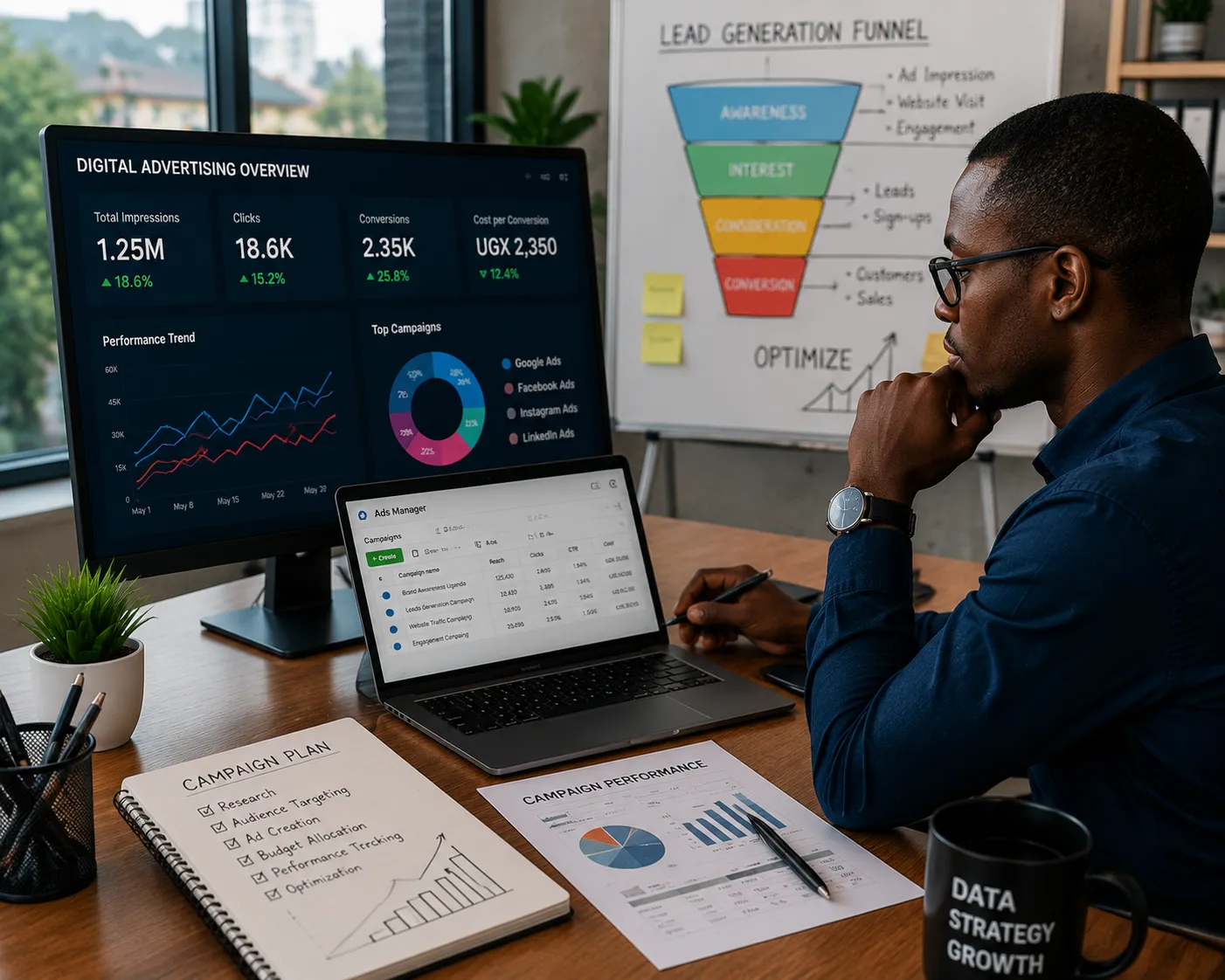 Digital Advertising Uganda helping businesses generate online leads