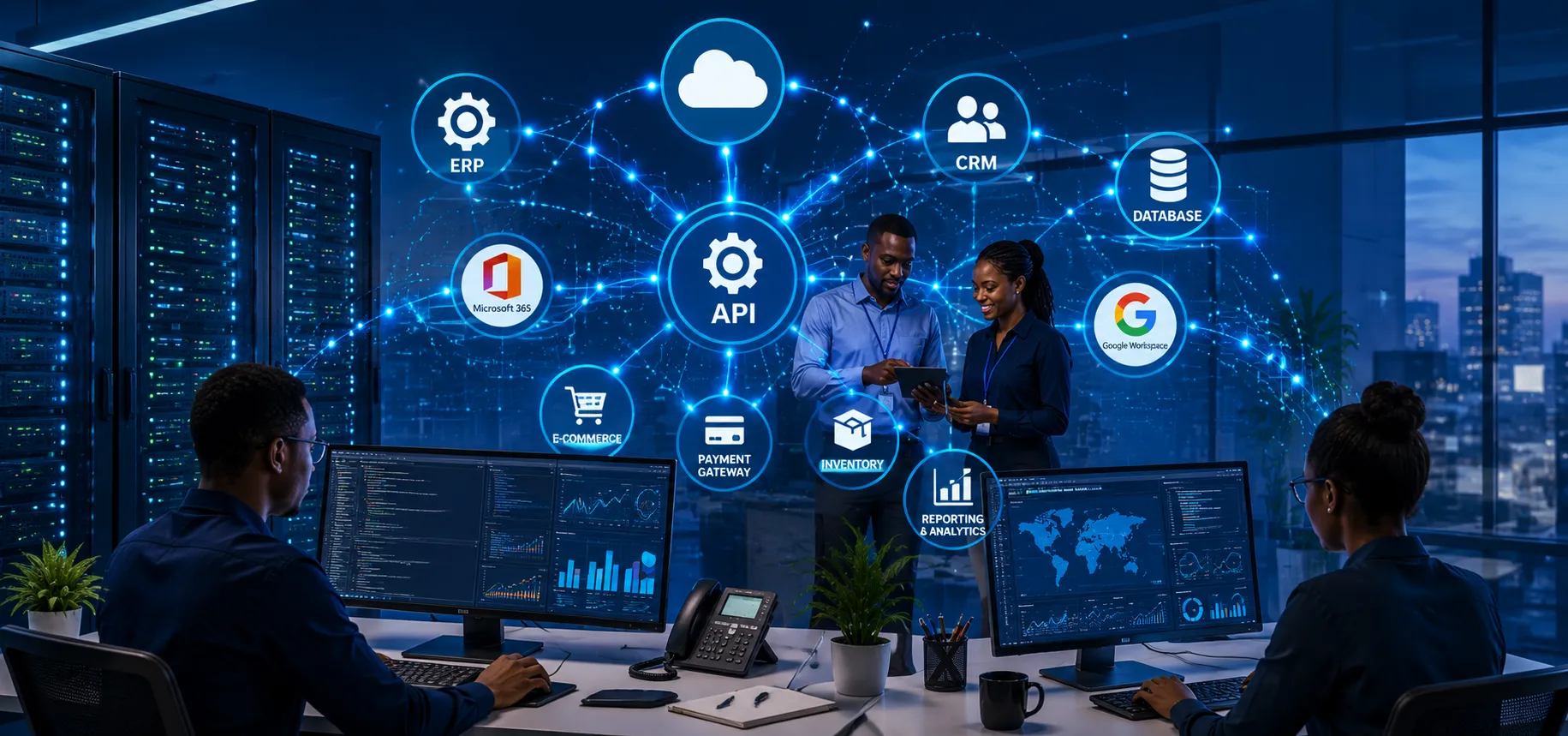 System Integration Services Uganda connecting ERP CRM cloud platforms databases and APIs